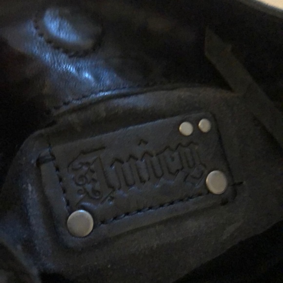 Black Leather Juicy Couture Bag - Picture 3 of 5